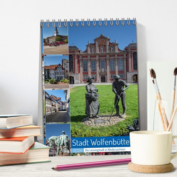 Produktbild: Stadt Wolfenb&uuml;ttel (Tischkalender 2026 DIN A5 hoch), CALVENDO Monatskalender