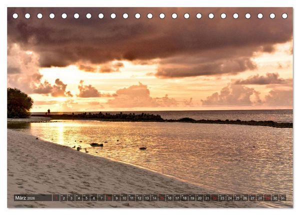 Produktbild: Malediven - Inseltraum im Paradies (Tischkalender 2026 DIN A5 quer), CALVENDO Monatskalender