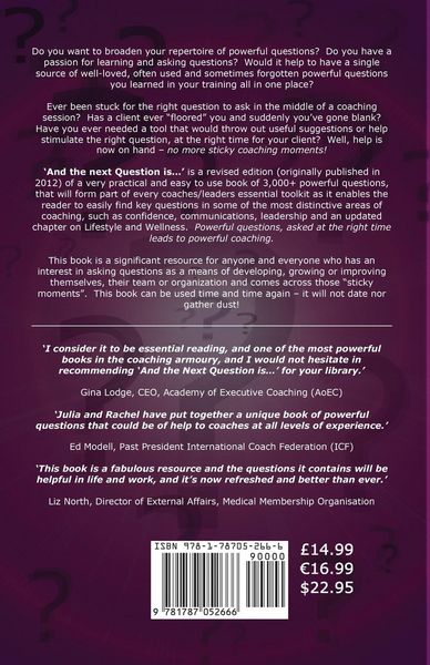 Produktbild: And the Next Question Is - Powerful Questions for Sticky Moments (Revised Edition)