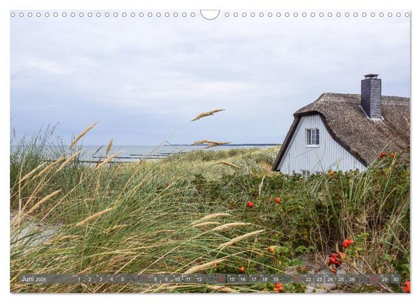 Produktbild: Fischland Dar&szlig; Zingst - wie gemalt (Wandkalender 2026 DIN A3 quer), CALVENDO Monatskalender
