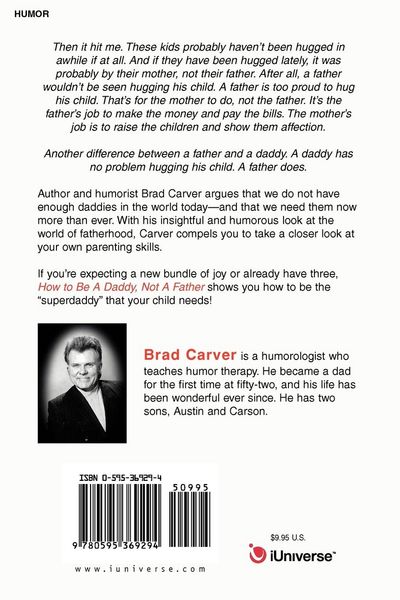 Produktbild: How To Be A Daddy, Not A Father