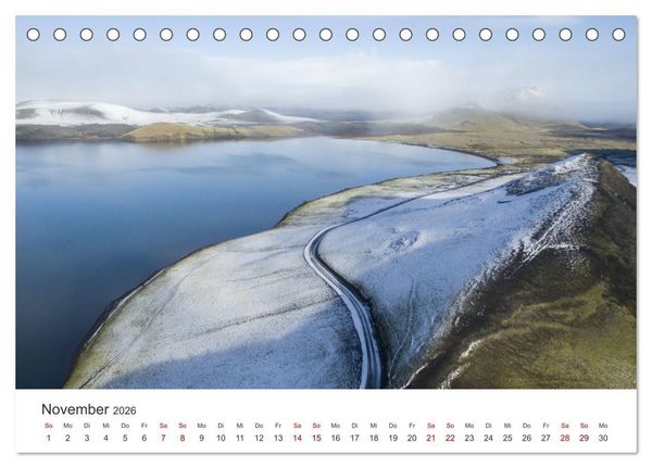 Produktbild: Island - Mehr als nur eine Insel. (Tischkalender 2026 DIN A5 quer), CALVENDO Monatskalender