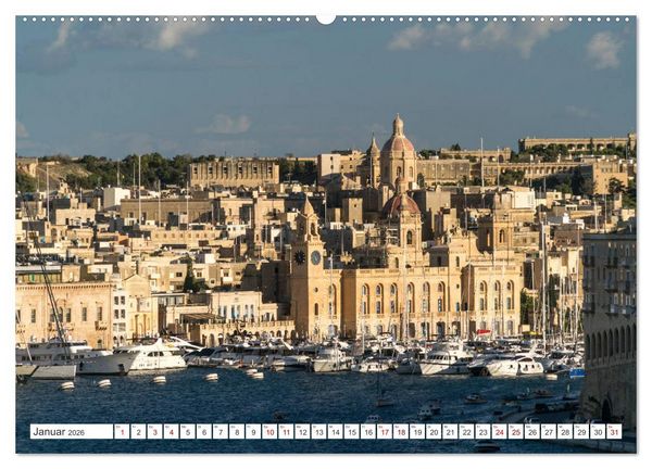 Produktbild: Malta - Gozo und Comino (hochwertiger Premium Wandkalender 2026 DIN A2 quer), Kunstdruck in Hochglanz