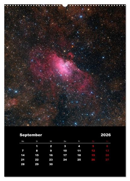Produktbild: Das Universum (Wandkalender 2026 DIN A2 hoch), CALVENDO Monatskalender