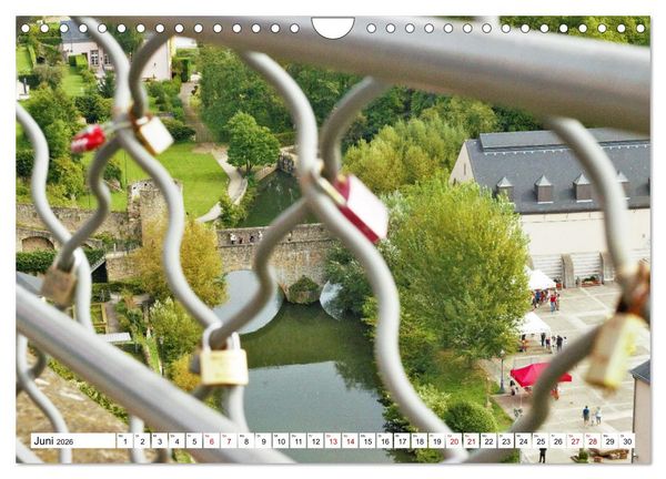 Produktbild: Luxemburg entlang des Wenzelwegs (Wandkalender 2026 DIN A4 quer), CALVENDO Monatskalender