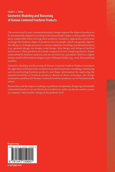 Produktbild: Geometric Modeling and Reasoning of Human-Centered Freeform Products