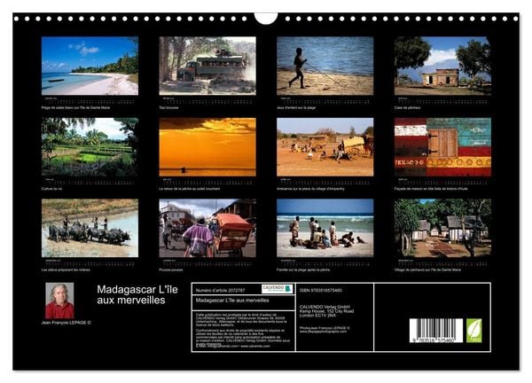 Produktbild: Madagascar L'&icirc;le aux merveilles (Calendrier mural 2026 DIN A3 vertical), CALVENDO calendrier mensuel