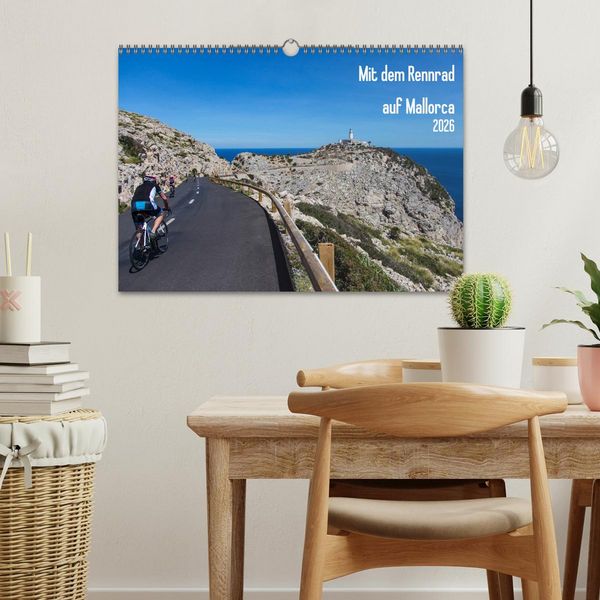 Produktbild: Mit dem Rennrad auf Mallorca (Wandkalender 2026 DIN A3 quer), CALVENDO Monatskalender