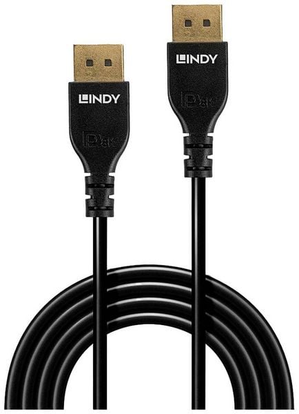 Produktbild: LINDY DisplayPort Anschlusskabel DisplayPort Stecker 3m Schwarz 36463 DisplayPort-Kabel