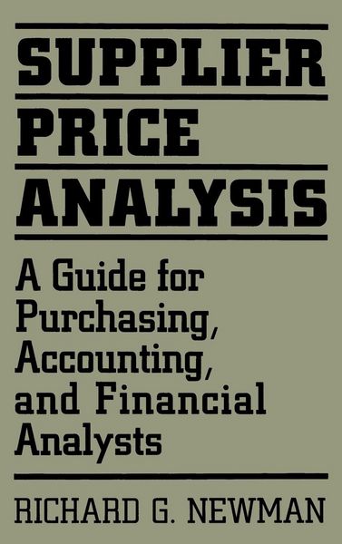 Produktbild: Supplier Price Analysis