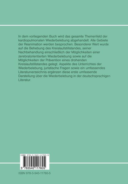 Produktbild: Kardiopulmonale Wiederbelebung
