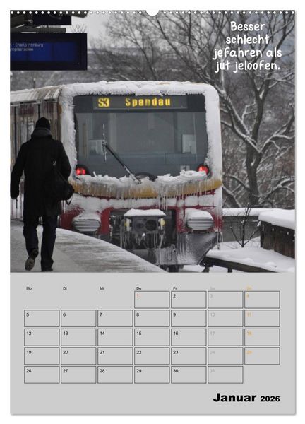 Produktbild: Berliner Stra&szlig;enfoto Kalender 2026 (Wandkalender 2026 DIN A2 hoch), CALVENDO Monatskalender