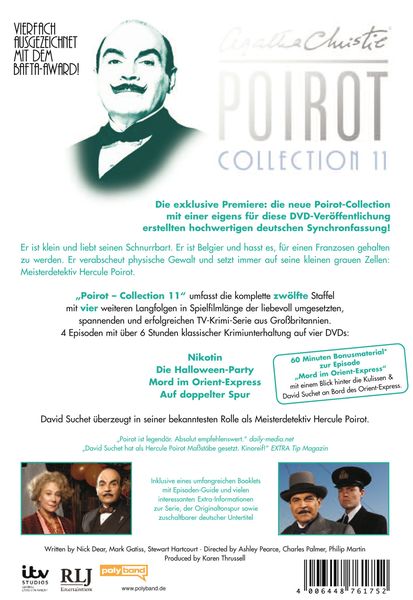 Produktbild: Agatha Christie - Poirot Collection 11 [4 DVDs]