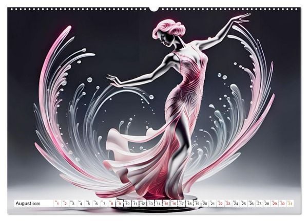 Produktbild: Elegant dancers (High Quality Premium Wall Calendar 2026 DIN A2 landscape),CALVENDO 12 Month Wall Calendar