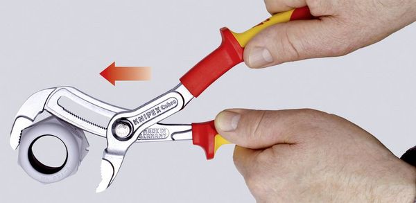 Produktbild: Knipex Cobra 87 26 250 Wasserpumpenzange Schl&uuml;sselweite (metrisch) 46mm 250mm
