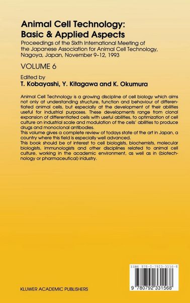 Produktbild: Animal Cell Technology: Basic & Applied Aspects