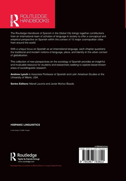 Produktbild: The Routledge Handbook of Spanish in the Global City