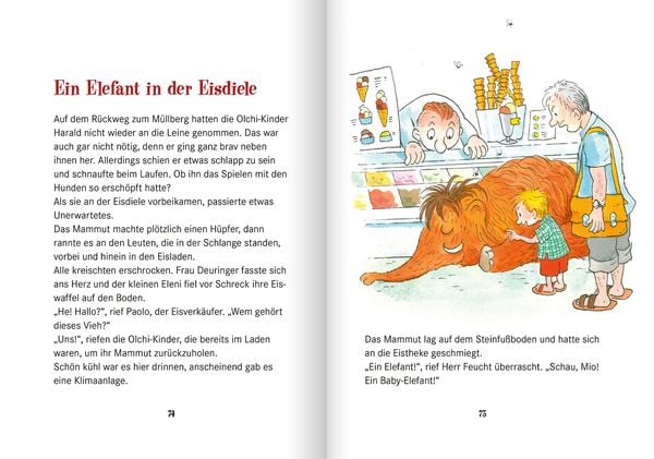 Produktbild: Die Olchis im Land der Mammuts