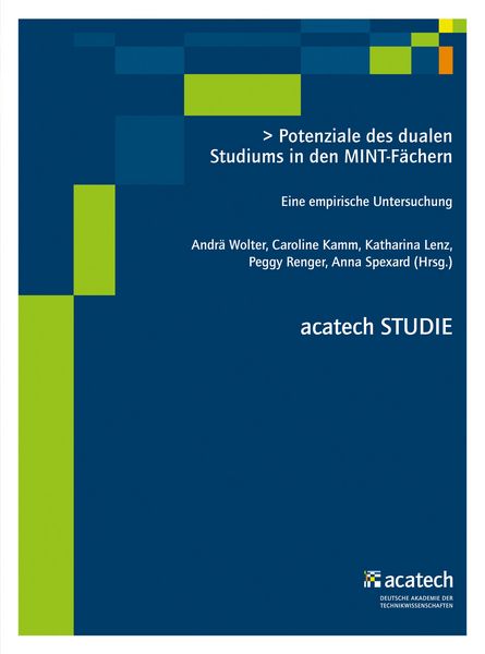 Produktbild: Potenziale des dualen Studiums in den MINT-F&auml;chern