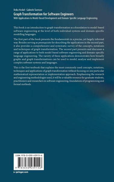 Produktbild: Graph Transformation for Software Engineers