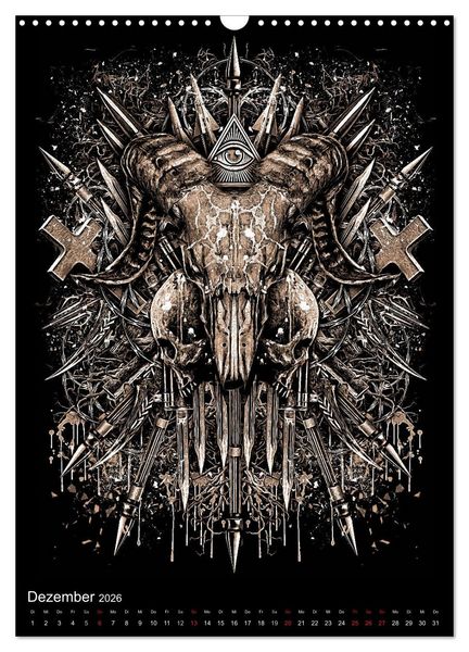 Produktbild: BLOODBOY/WAR ILLUSTRATION (Wandkalender 2026 DIN A3 hoch), CALVENDO Monatskalender