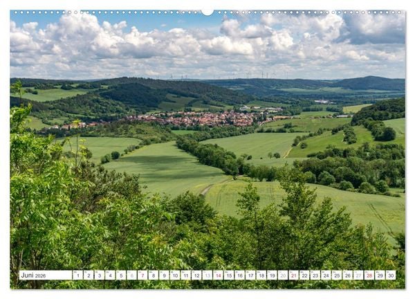 Produktbild: Deutsche Bundesl&auml;nder - Th&uuml;ringen (hochwertiger Premium Wandkalender 2026 DIN A2 quer), Kunstdruck in Hochglanz