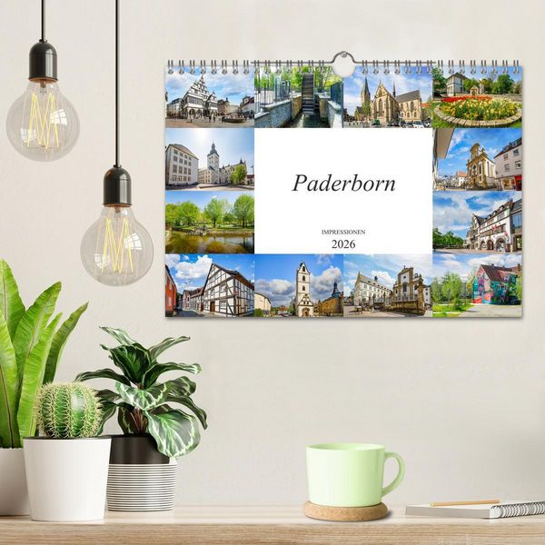 Produktbild: Paderborn Impressionen (Wandkalender 2026 DIN A4 quer), CALVENDO Monatskalender