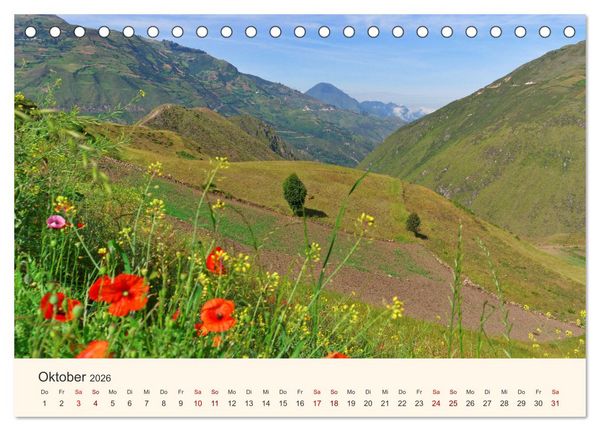 Produktbild: Entdecke Ecuador (Tischkalender 2026 DIN A5 quer), CALVENDO Monatskalender