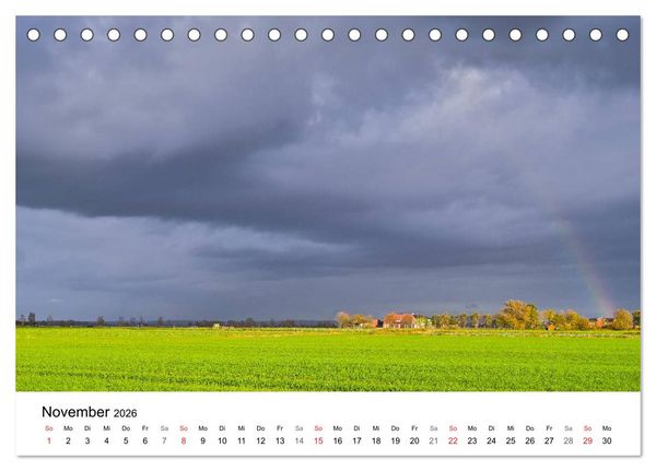 Produktbild: Dithmarschen - Der Landkreis (Tischkalender 2026 DIN A5 quer), CALVENDO Monatskalender