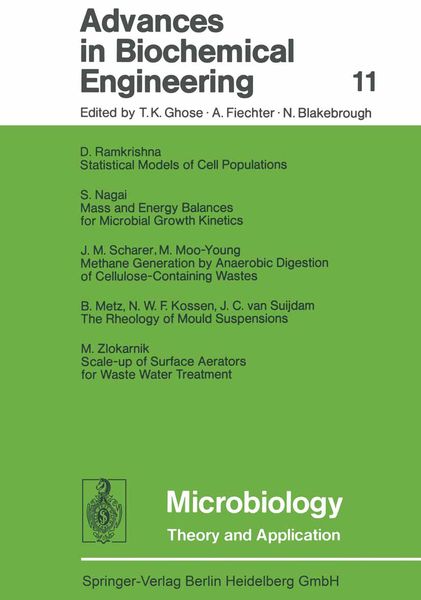Produktbild: Advances in Biochemical Engineering