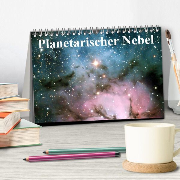 Produktbild: Planetarischer Nebel (Tischkalender 2026 DIN A5 quer), CALVENDO Monatskalender