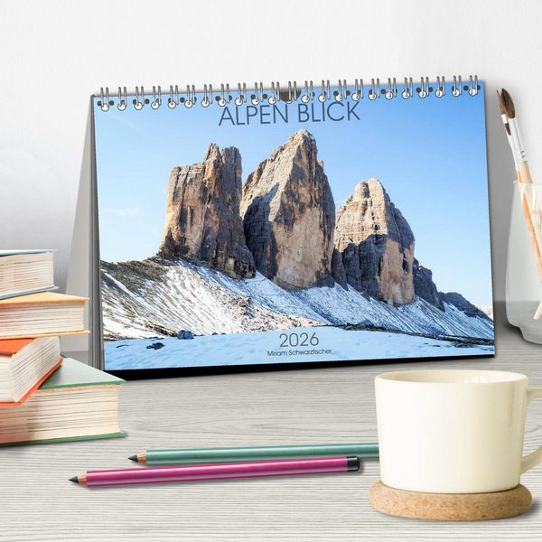 Produktbild: ALPEN BLICK (Tischkalender 2026 DIN A5 quer), CALVENDO Monatskalender