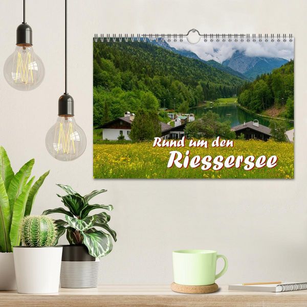Produktbild: Rund um den Riessersee (Wandkalender 2026 DIN A4 quer), CALVENDO Monatskalender