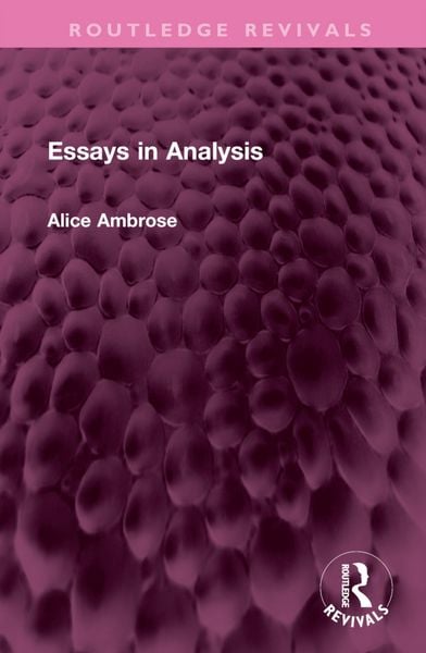 Produktbild: Ambrose, A: Essays in Analysis