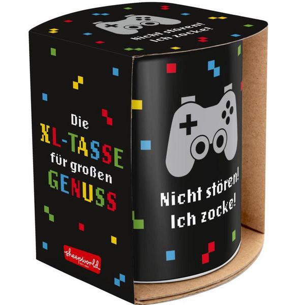 Produktbild: XL-Tasse Motiv "Zocken"