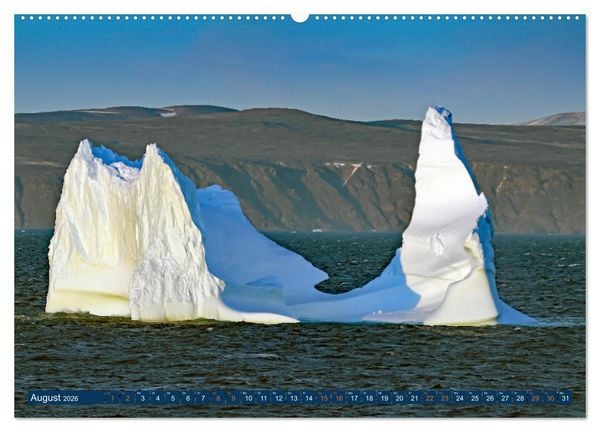 Produktbild: Berge aus Eis (Wandkalender 2026 DIN A2 quer), CALVENDO Monatskalender