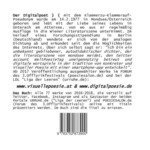 Produktbild: Digital } { Poesie