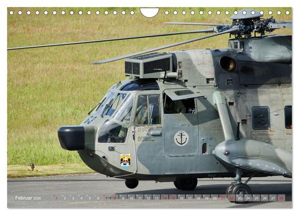Produktbild: Flugzeuge und Hubschrauber im Portr&auml;t (Wandkalender 2026 DIN A4 quer), CALVENDO Monatskalender