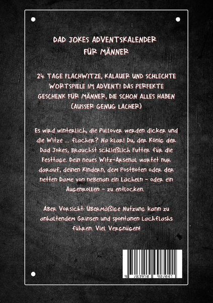Produktbild: Dad Jokes Adventskalender Black & White Edition
