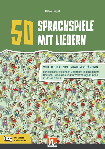 Produktbild: 50 Sprachspiele mit Liedern