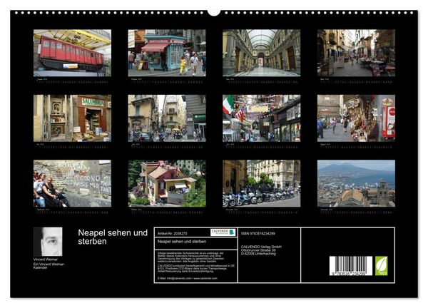 Produktbild: Neapel sehen und sterben (hochwertiger Premium Wandkalender 2026 DIN A2 quer), Kunstdruck in Hochglanz