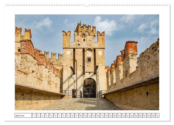 Produktbild: Sirmione - sch&ouml;nster Ort am Gardasee (hochwertiger Premium Wandkalender 2026 DIN A2 quer), Kunstdruck in Hochglanz