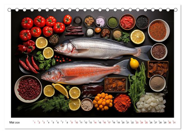 Produktbild: Ordentlich Ketogen (Tischkalender 2026 DIN A5 quer), CALVENDO Monatskalender
