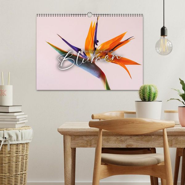 Produktbild: Die magische Welt der Blumen (Wandkalender 2026 DIN A3 quer), CALVENDO Monatskalender