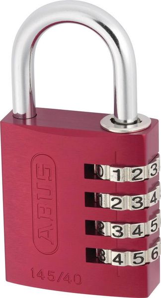 ABUS ABVS48813 Vorhängeschloss 41.5 mm Rot Zahlenschloss