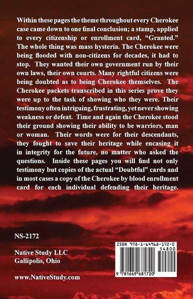 Produktbild: Cherokee Granted Enrollment Cards & Dawes Packets 1900 - 1907