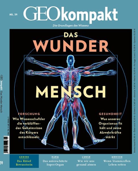 Produktbild: GEOkompakt / GEOkompakt 59/2019 - Der menschliche K&ouml;rper