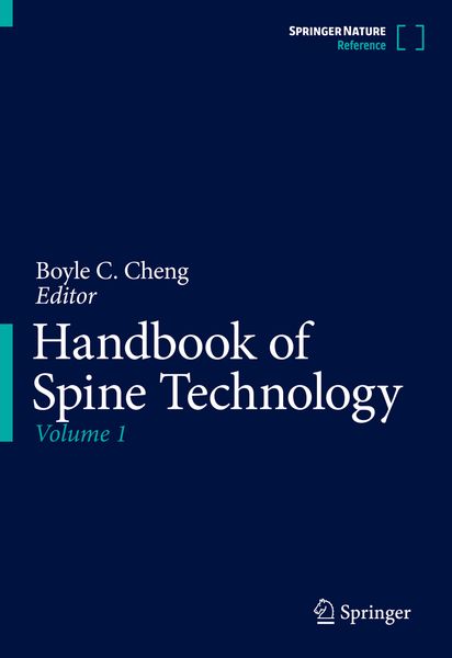 Produktbild: Handbook of Spine Technology