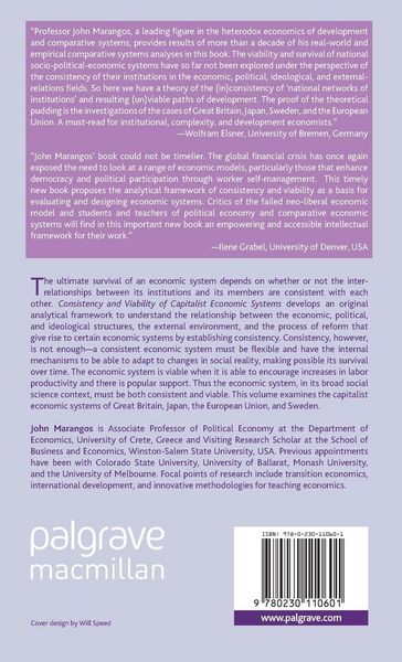 Produktbild: Consistency and Viability of Capitalist Economic Systems