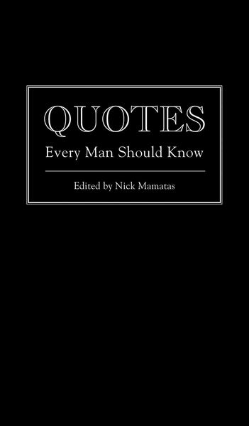 Produktbild: Quotes Every Man Should Know